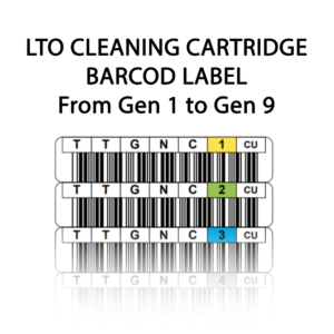 LTO Cleaning Cartridge Barcode Label